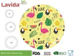 Heat / Break Resistance Bamboo Dinnerware Dishwasher Safe Eco Friendly FDA LFGB