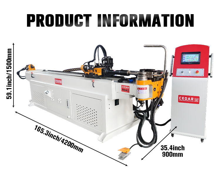 Fully Automatic CNC Pipe Bender Electric Alloy Bending Machine Engine Bearing PLC