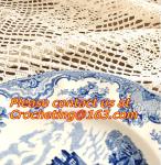 Cream-coloured Hook needle crochet bedding blanket sofa piano cover dining table