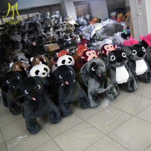 Wholesale Hansel mall animal electric ride led necklace kiddie ride coin operated electrical toy animal riding on toy car from china suppliers