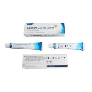 Wholesale 0.5g 22600ppm 5% Sodium Melon Fluoride Varnish For Dental with yellow color from china suppliers