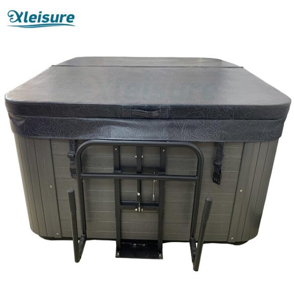 Flexibly Custom Made Rectangle Charcoal Thermal Lid Vinyl Hot Tub Spa Covers For