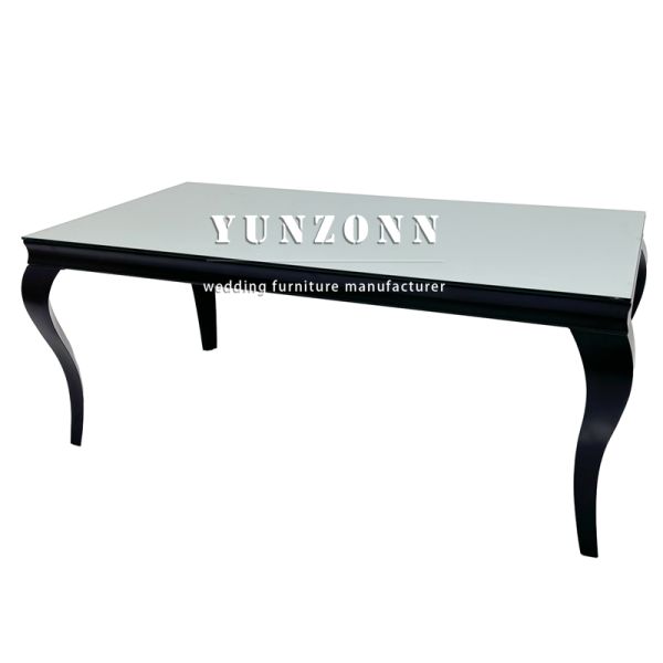 Wholesale Popular White Rectangular Table Wedding Dotel Table for Wedding Birthday Outdoor Events