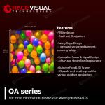 6000nits/10000nits P5.7mm Outdoor Fixed LED Display OA Series Full-color IP66