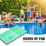 OEM Logo 2024 Water Play Game Set Float EVA Pingpong Tables Tennis for Outdoor