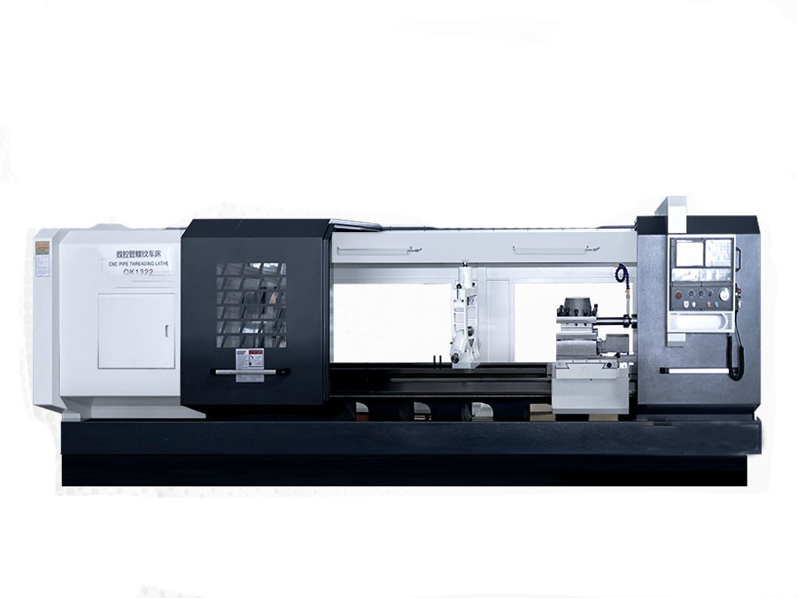 Oil CNC Pipe Threading Lathe Machine Metal Threading CNC Cutting Pipe Threading Lathe