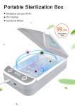 Portable Jewelry, Phone Stelirization Box 360° 3-5min Disinfection 99.9%