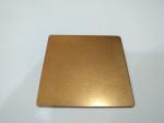 Sand blast champagne color decorative stainless steel metal sheet made in china