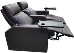 Leather Cinema Theater Sofa USB Modern Recliner Chair