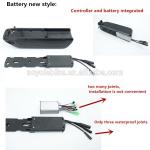 48v11.6ah Hailong Lithium Ion e-Bike Battery Case 380x92x90mm