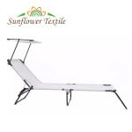 187x53x27cm Portable Beach Chair Oxford Footrest Beach Lounge Chair