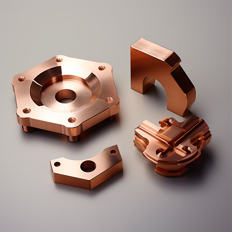 Custom CNC Machining Parts CNC Milling Service Precision Copper Machined Parts