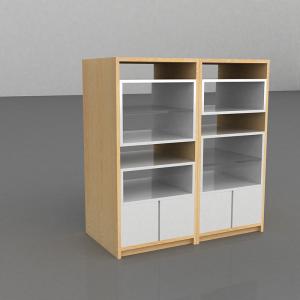 Wholesale Wooden Miniso Display Rack 50-55Kg Per Layer Capacity wood Material from china suppliers