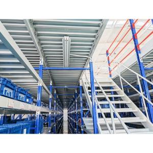 Wholesale E-commerce and Chemical Plant Warehouse Bolted Mezzanine Shelving Rack with 500kg Load from china suppliers