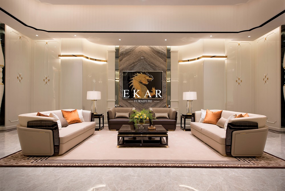 7 Seater European Style Leather Sofa Set W009SF