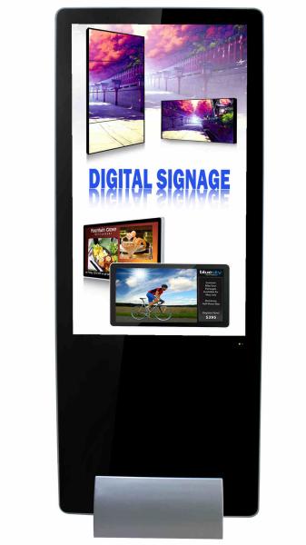 55inch super slim shopping mall kiosk design narrow bezel lcd digital signage