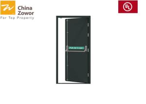 Wholesale Powder Coated Galvanized Steel Single Leaf FD30 Fire Door / 90 mm Frame Depth from china suppliers