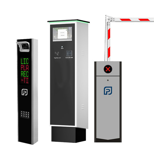 Multilingual Smart Parking Solution QR Code And NFC Parking Ticket Kiosk