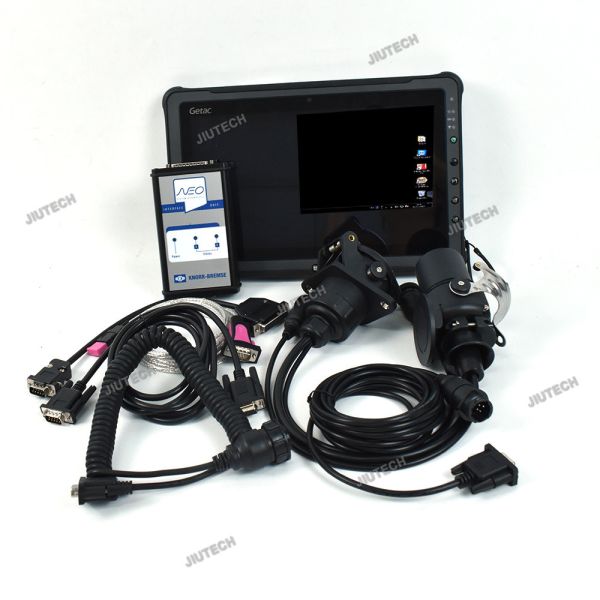 Ready to use Getac F110 Tablet+For Knorr NEO UDIF Interface with V5.0 software Truck Trailer Brake Diagnostic Tool