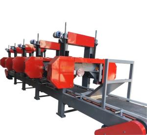 Wholesale 5 Heads Pine Wood Industrial Sawmill Equipment Horizontal Resaw Bandsaw For Wood from china suppliers