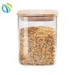 460ml Cylinder 100mm Glass Food Storage Jars 20g Cookie Stackable Glass