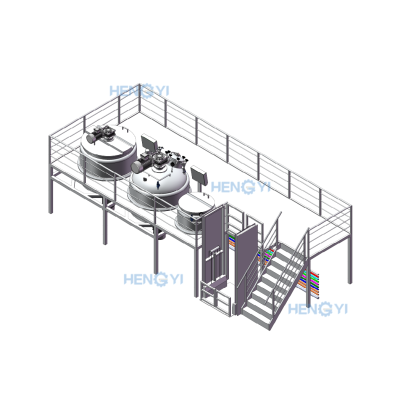 High-Capacity Pharmaceutical-Grade Liquid Soap & Shampoo Production Line