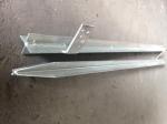 Low Carbon Steel Metal Fence Accessories / Metal Ground Spikes For Fence