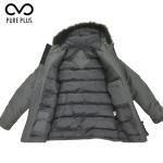 Popular Mens Light Padded Jacket , Heat Retention Long Padded Winter Jacket