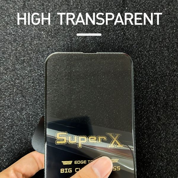 Super X Big Curved Class Full Glue Tempered Glass Screen Protector For Iphone Huawei