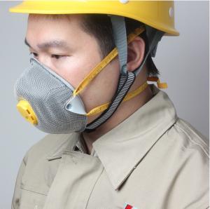 Wholesale N95 FFP2 Anti Dust Respirator Silicone Mask , Disposable Dust Mask With Valve from china suppliers