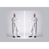 Buy cheap Lightweight Disposable Body Suit , White Disposable Overalls Anti - Shrink from wholesalers