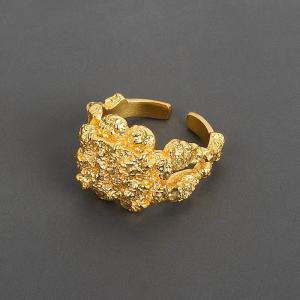 Wholesale Gold Nugget Fancy Ladies Ring Durable Multi Purpose For Wedding from china suppliers
