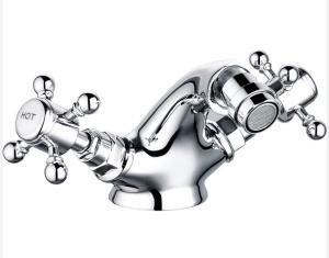 Wholesale Brass Double Handle Chrome Finish Bidet Tap with Ceramic Valve T8033 from china suppliers