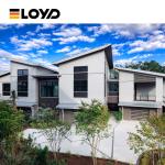 Entrance Powder Coated Aluminum Door Black Double Glazed Doors