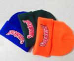 100% Acrylic Backwoods Warm Woolen Ladies Cap Embroidery Knitted Hip Hop Beanie
