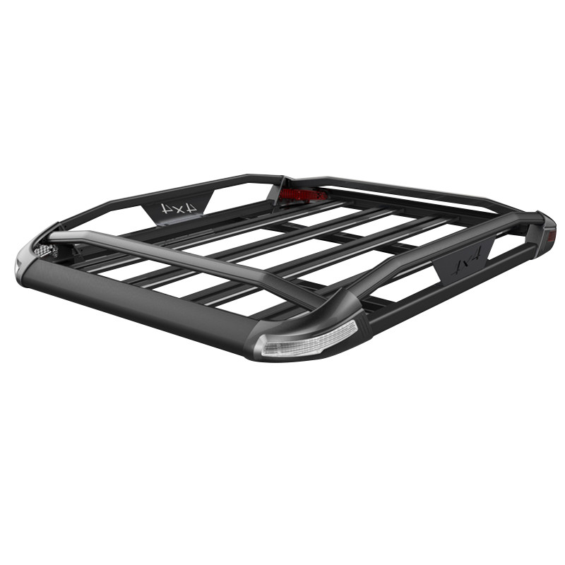 SUV Roof Top Rack Basket Universal 4x4 Aluminium With LED Light