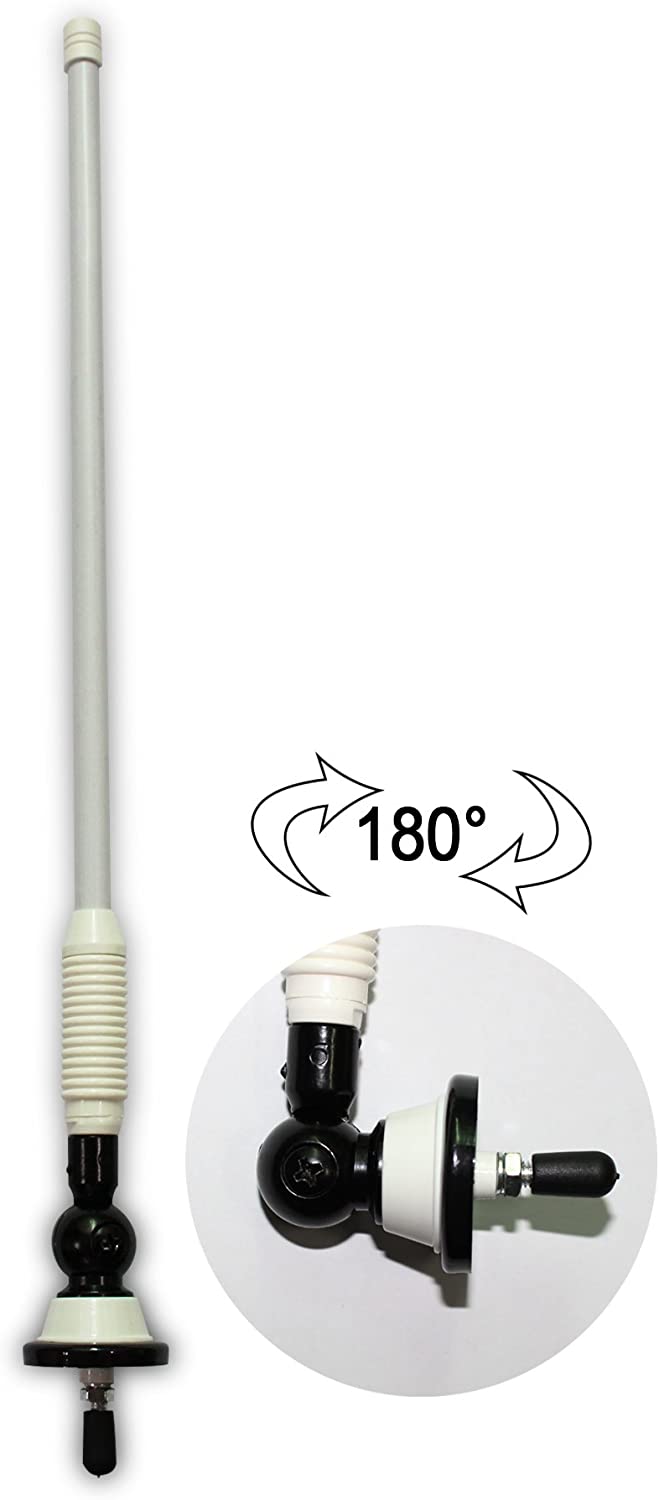 180-degrees Swivel base Waterproof FM/AM Marine Boat Car Home Radio Frequency Antenna