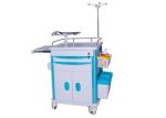 Adjustable Ambulance Cart , Medical Emergency Trolley For ICU