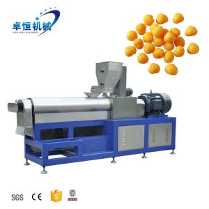 Wholesale stainless steel double screw corn puff snack cheese balls making machine for 23*3*3m from china suppliers