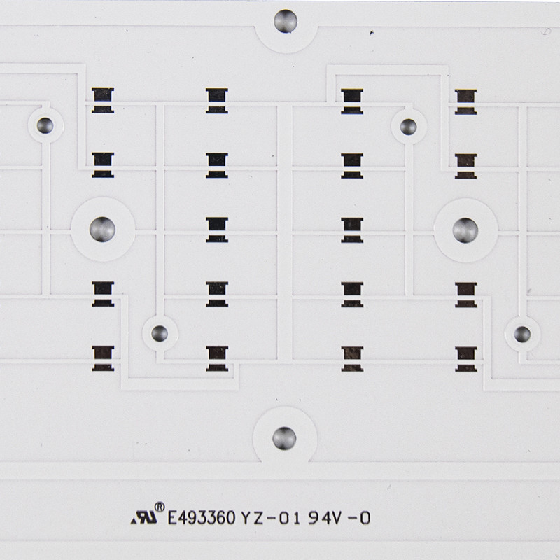 OEM ODM HASL lead free 94V0 LED PCB Board Single Sided Metal Core