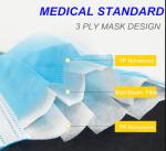Skin Friendly3 Ply Non Woven Disposable Face Mask