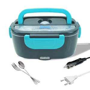 Wholesale 24v 12v Electric Lunch Boxes Lunch Warmer Steamer with 1.5L Capacity Gray Blue from china suppliers