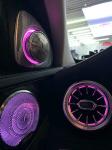 3D Rotating Car Audio Door Speakers , Ambient Sound Tweeter Speaker For Mercedes