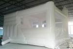 White Inflatable Bouncer Adult Wedding Party Bouncing Castle Kids Bounce Jump