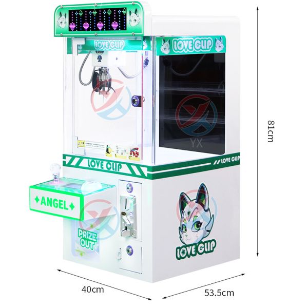 LED Show Factory Sale Mini Arcade Game Machine Coin Operated Mini Claw Machine