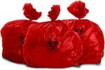 Heavy Duty 10 Gallon Professional Grade Roll Of 100 Biohazard Waste Disposal