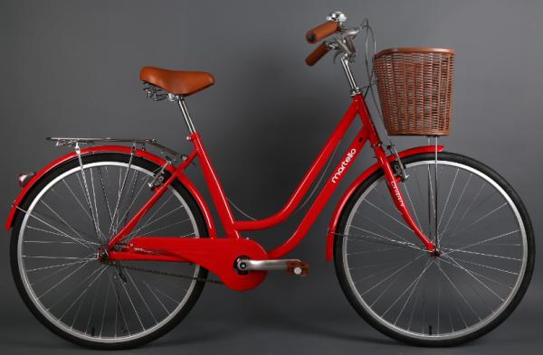 Cheap hi-ten steel colorful 26 inch OL elegant city bicycle for lady with