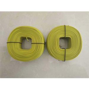 Wholesale Yellow Vinyl Coated Rebar Tie Wire 16.5 Gauge Binding Wire from china suppliers
