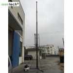 6m locking pneumatic telescopic mast 150kg payloads-mobile telecom mast tower