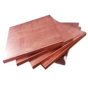 Wholesale Industry Standard 2mm 5mm Cathode Copper Plate C11000 C10200 C17200 C10100 C12000 with 30% Elongation from china suppliers